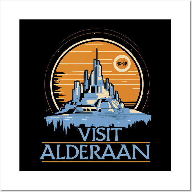 Visit Alderaan Wall Art by InspiredByTheMagic